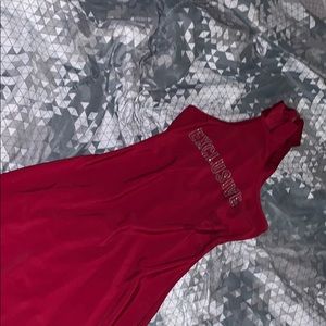 So real ( GSUWOO) exclusive burgundy dress